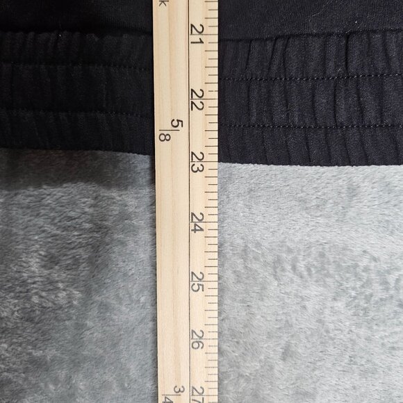 Athleta Hoodie Womens Large Black Retroterry 1/2 Zip Oversized Pullover - Picture 11 of 11